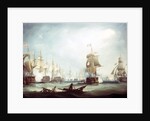 The Battle of Trafalgar, 1805 by Thomas Butterworth
