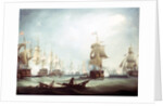 The Battle of Trafalgar, 1805 by Thomas Butterworth