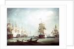 The Battle of Trafalgar, 1805 by Thomas Butterworth