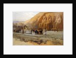 Abu Simbel Temple, Celebration of the Pharoah by Frederick Arthur Bridgman