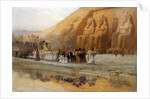 Abu Simbel Temple, Celebration of the Pharoah by Frederick Arthur Bridgman