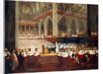 The Coronation of Queen Victoria by circle of Edmund Thomas Parris by Anonymous