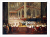 The Coronation of Queen Victoria by circle of Edmund Thomas Parris by Anonymous