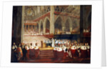 The Coronation of Queen Victoria by circle of Edmund Thomas Parris by Anonymous