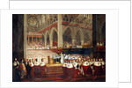 The Coronation of Queen Victoria by circle of Edmund Thomas Parris by Anonymous