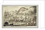 Captain Cook Landing in Owyhee by Isaac Robert Cruikshank