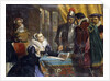 The Forced Abdication of Mary, Queen of Scots at Lochleven Castle by Charles Lucy