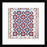 American national motto coverlet by Anonymous