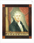 Tavern sign depicting Thomas Jefferson by Anonymous