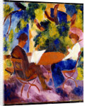 At the Garden Table by Auguste Macke