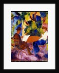 At the Garden Table by Auguste Macke