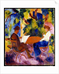 At the Garden Table by Auguste Macke