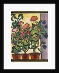 Geranium at the Window by Auguste Macke