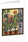 Geranium at the Window by Auguste Macke