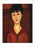 Head of a Young Girl by Amedeo Modigliani