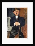 Seated Man (Leaning on a Cane) by Amedeo Modigliani