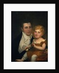 Portrait of Dr. Samuel Simes and his Daughter, Mary Jane by James Peale the Elder