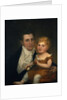Portrait of Dr. Samuel Simes and his Daughter, Mary Jane by James Peale the Elder