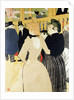 At the Moulin Rouge (La Gouloue and her Sister) by Henri de Toulouse-Lautrec