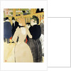 At the Moulin Rouge (La Gouloue and her Sister) by Henri de Toulouse-Lautrec
