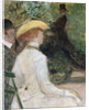 In the Bois de Bologne by Henri de Toulouse-Lautrec