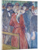 At the Moulin de la Galette by Henri de Toulouse-Lautrec