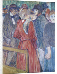 At the Moulin de la Galette by Henri de Toulouse-Lautrec