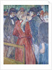 At the Moulin de la Galette by Henri de Toulouse-Lautrec
