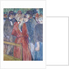 At the Moulin de la Galette by Henri de Toulouse-Lautrec