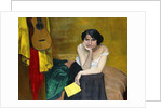 Woman and Guitar by Felix Vallotton