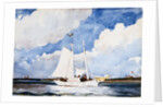 Fishing Schooner, Nassau by Winslow Homer