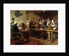 Hogarth Brought Before the Governor of Calais as a Spy by William Powell Frith