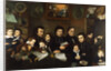 A Group Portrait of Teachers and School Children in a Classroom by Francois Trichot-Garnerie