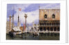 The Piazzetta di San Marco, Venice by Carl Friedrich Heinrich Werner