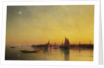 Venice from the Lagoon at Sunset by Ivan Konstantinovich Aivazovsky