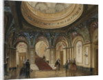 Interior Views of the Conservative Club: Entrance Hall and Grand Staircase by Anonymous