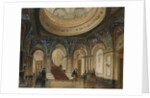 Interior Views of the Conservative Club: Entrance Hall and Grand Staircase by Anonymous