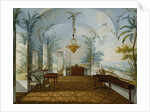 Painted Salon in the Palace of Schonbrunn by Franz Xaver Nachtmann