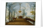 Painted Salon in the Palace of Schonbrunn by Franz Xaver Nachtmann