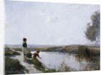 On the River Bann, Co. Antrim by Frank McKelvey