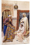 The Carpet Seller by Giulio Rosati