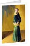 Lady in Green by Virgilio Costantini