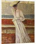 Madame Helleu on the Yacht Etoile by Paul Cesar Helleu