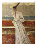Madame Helleu on the Yacht Etoile by Paul Cesar Helleu