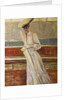 Madame Helleu on the Yacht Etoile by Paul Cesar Helleu