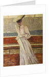 Madame Helleu on the Yacht Etoile by Paul Cesar Helleu