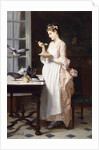 Feeding the Pigeons by Joseph Caraud