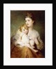 Portrait of the Duchess of St. Albans, with Her Son by George Elgar Hicks
