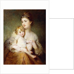 Portrait of the Duchess of St. Albans, with Her Son by George Elgar Hicks