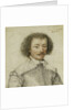 Portrait of Pierre Le Hayer Duperron, Bust-Length, Inside a Traced Border by Daniel Dumonstier